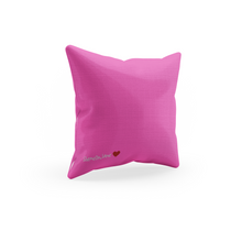 Pink Summer Camp Throw Pillow Cover for Bunk Gift, Visiting Day, Girl's Room Decor or Camper&#39;s gift.