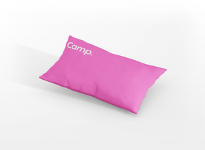 Rectangular Pink Camp Throw Pillow Cover 