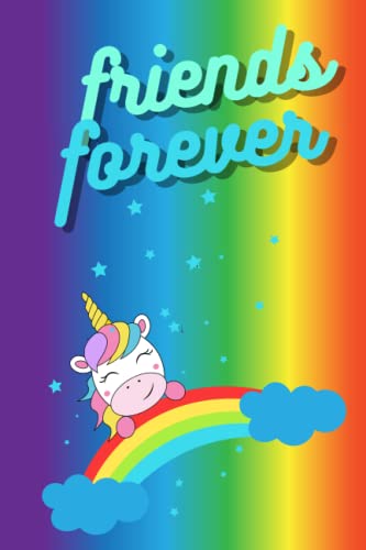 Unicorn Friends Forever Notebook: Journal and Notebook for Girls, Lined Composition Book for Sketching, Writing and Note taking.