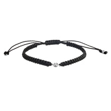 Black Macrame String Bracelet 