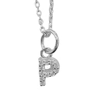 Bling Initial Charm "P"