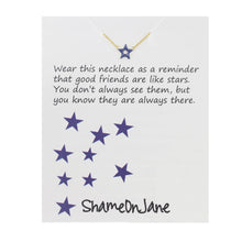 June Enamel Star Necklace