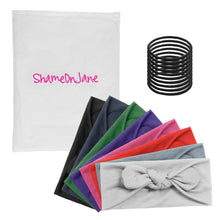 ShameOnJane 8 pack of Colorful Headbands for Girls
