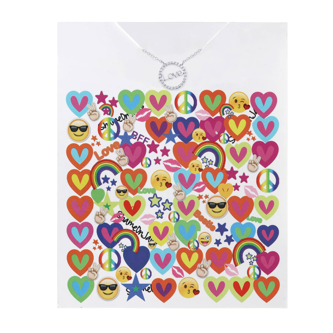 Emily Love Circle Necklace