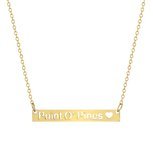Point O' Pines Bar Necklace