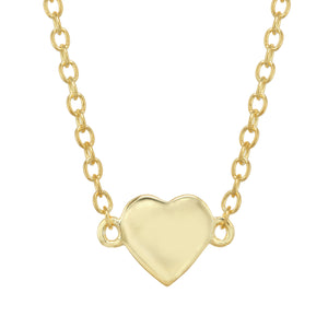 Gold Heart Necklace 