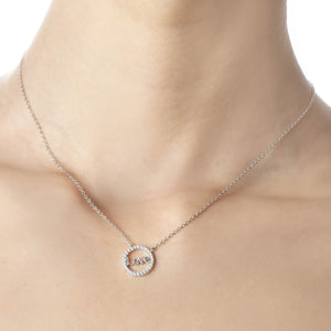 Emily Love Circle Necklace