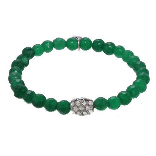 Green agate bracelet