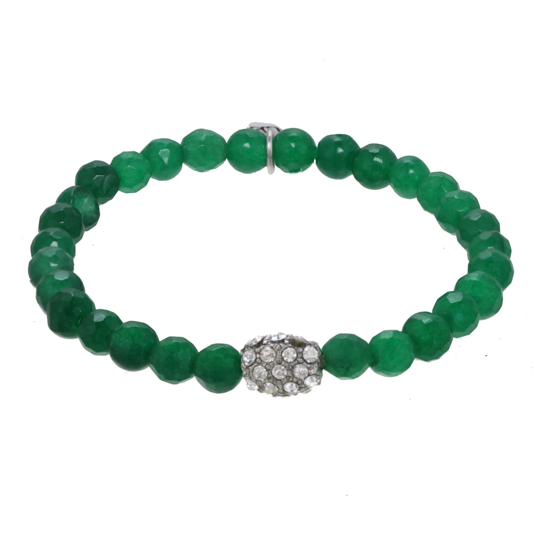 Green agate bracelet