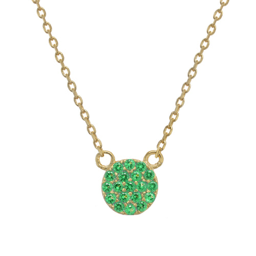 Green Pave Necklace