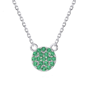 Green Pave Necklace 