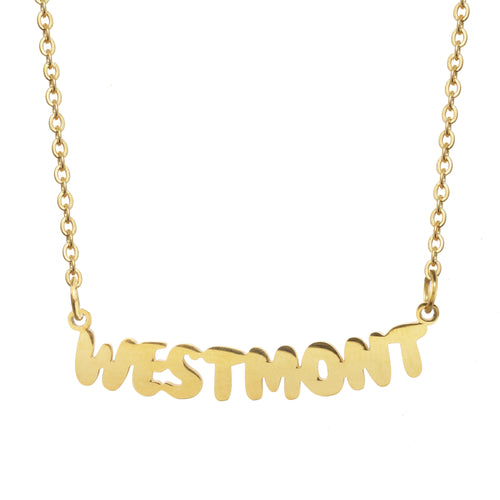 Westmont Camp Gold Necklace