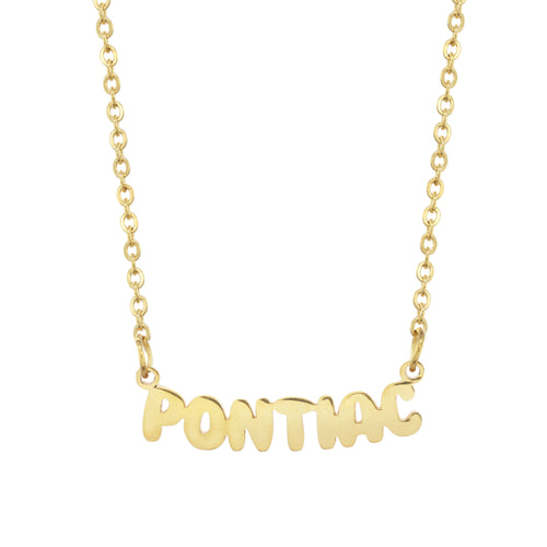 Pontiac Camp Gold Necklace