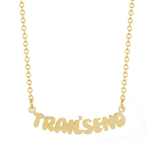 Trail's End Camp Gold Necklace
