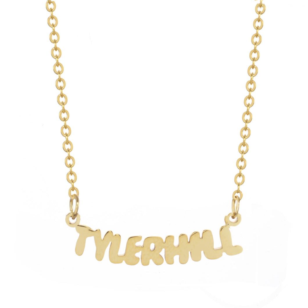 Tyler Hill Camp Gold Necklace