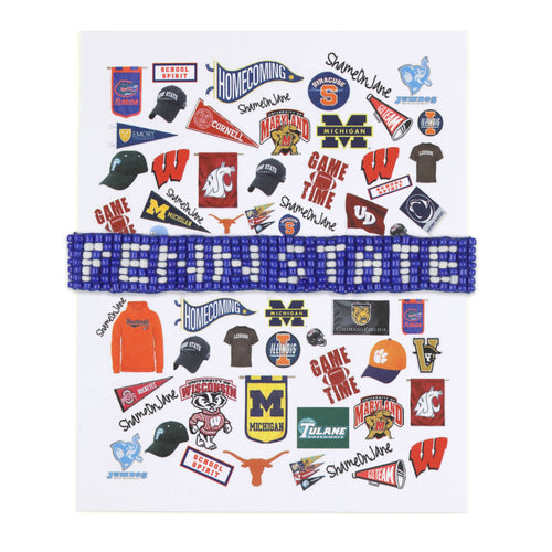 Penn State Beaded Bracelet