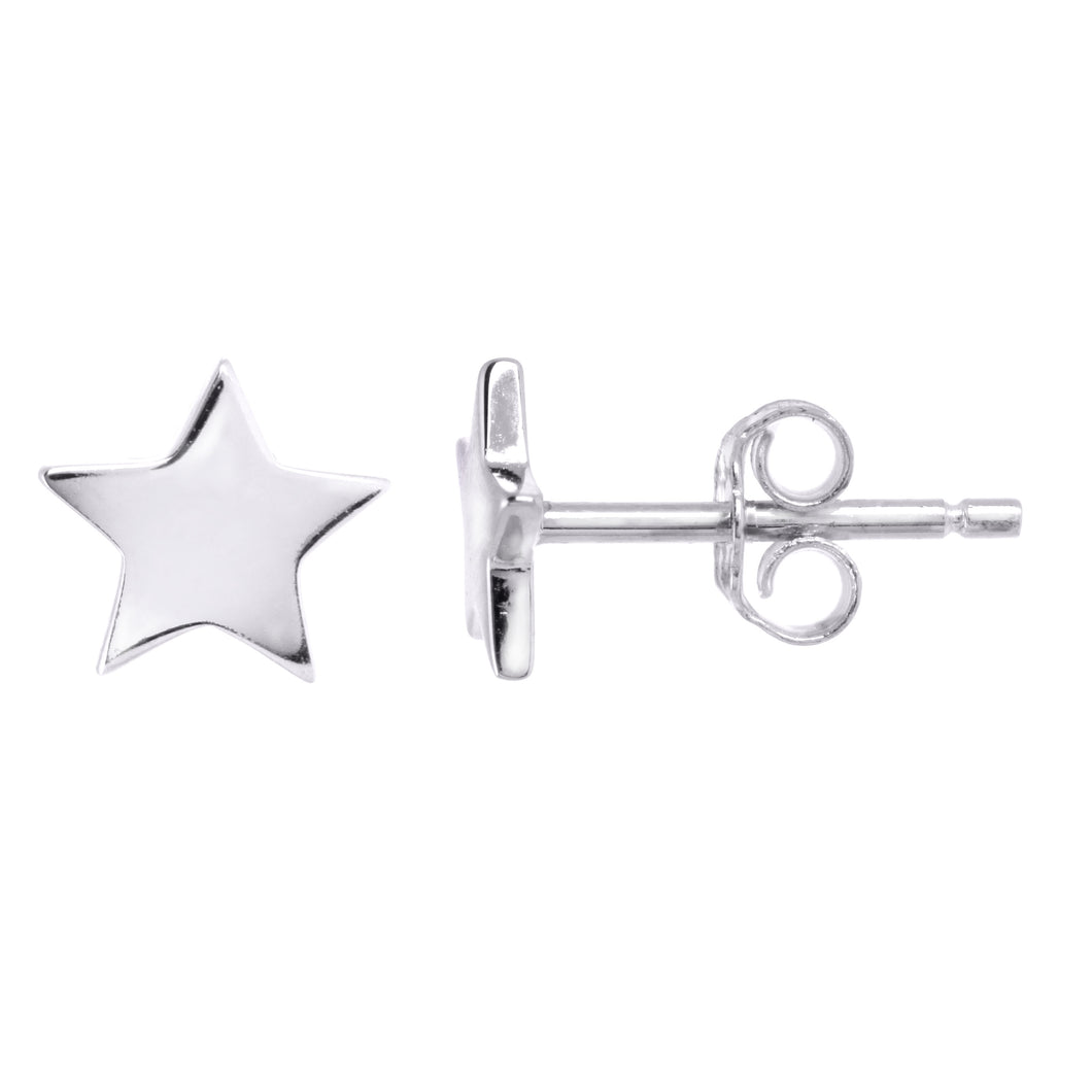 Sterling silver star earrings 