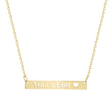 Trail's End Bar Necklace