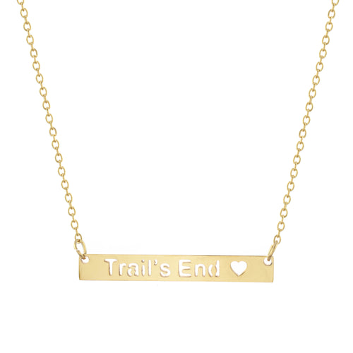 Trail's End Bar Necklace