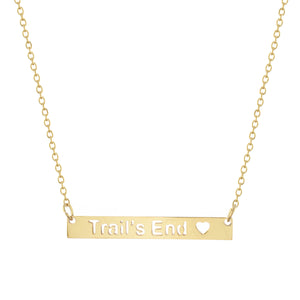 Trail's End Bar Necklace