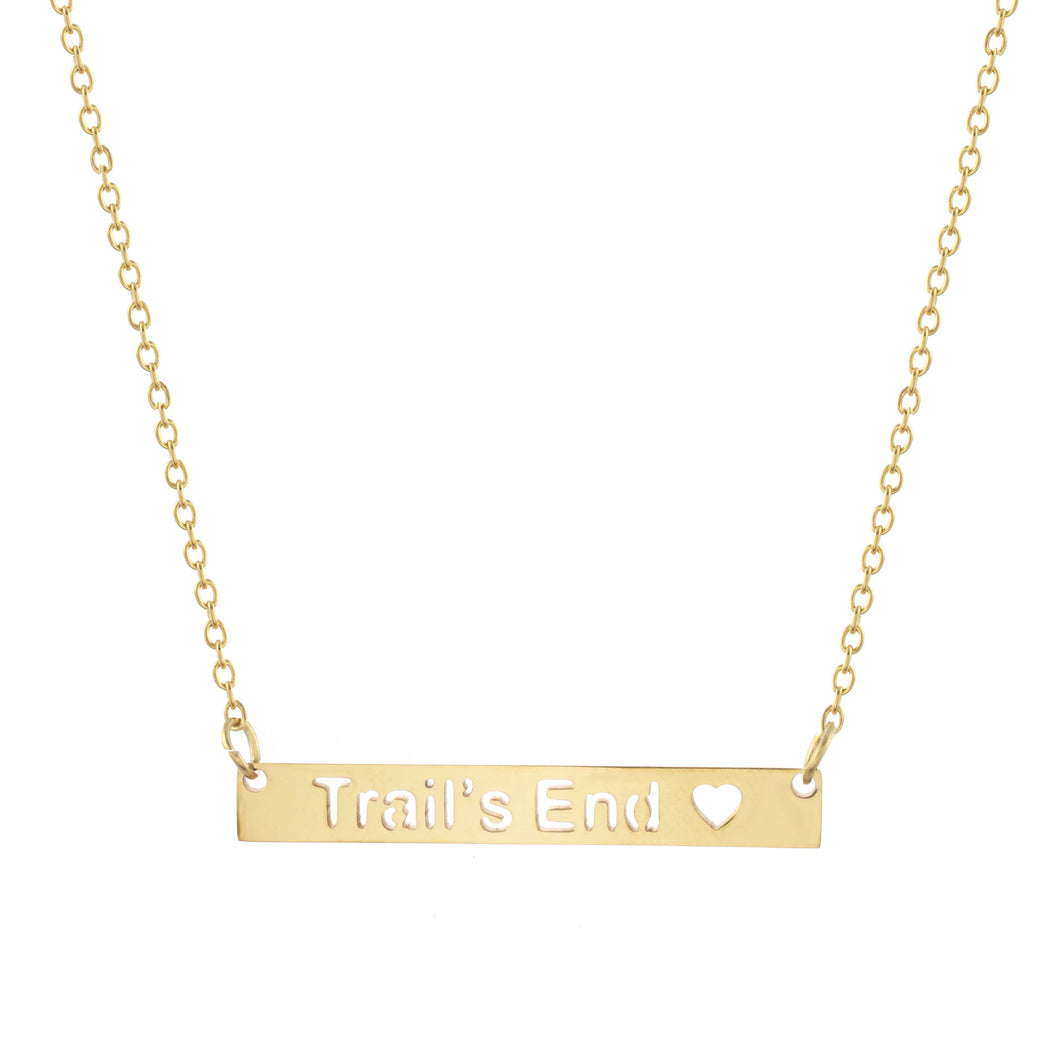 Trail's End Bar Necklace